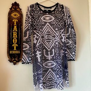 Killstar Mesh Occult Bodycon Dress NWOT